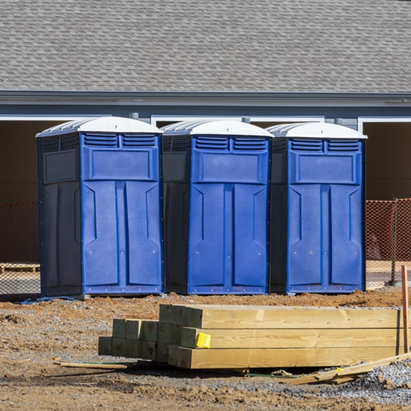 how do you ensure the portable restrooms are secure and safe from vandalism during an event in Bradner